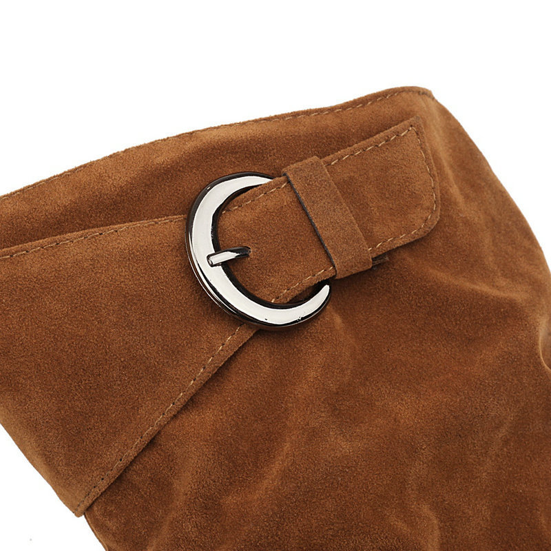Wedge-heel British-style High-top Womens Knee-high Boots - Image 12