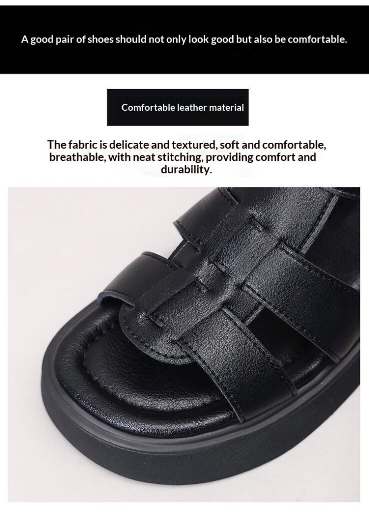 One-strap Open-toe Sandals With A Rubber Mid-heel