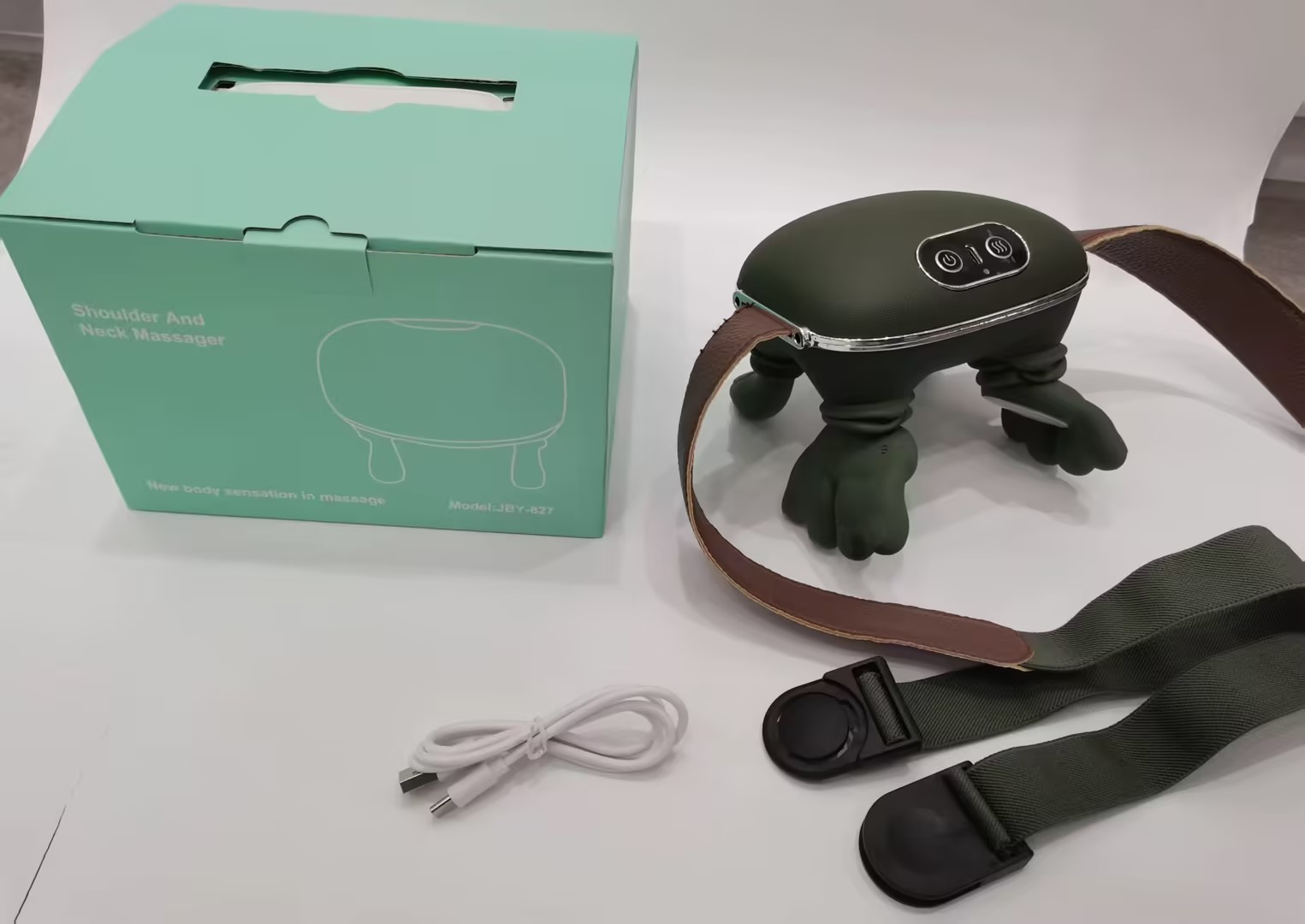 Electric Neck And Shoulder Muscle Massager Wireless Shoulder And Back Kneading Massage Shawl Neck Masajeador Relax Pain Relief - Image 9