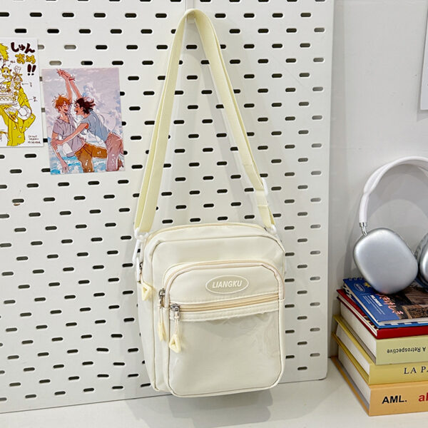Crossbody Bag Girl Students' Personality Contrast Color - Image 3