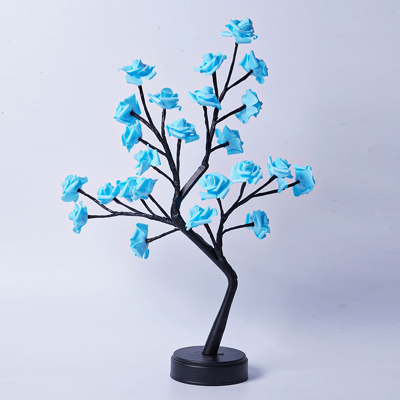 Table Lamp Flower Tree Rose Lamps Fairy Desk Night Lights USB Operated Gifts For Wedding Valentine Christmas Decoration - Image 17
