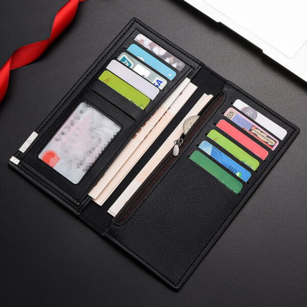 Mens Long Zipper Card Holder And Wallet 2-in-1 - Image 9