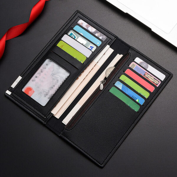 Mens Long Zipper Card Holder And Wallet 2-in-1 - Image 4