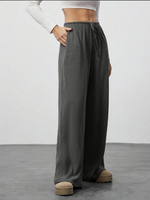 Women's Solid-color Casual Straight-leg Pants - Image 13