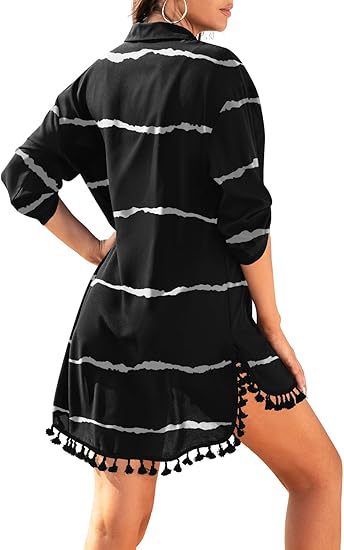 Tassel Beach Swimsuit Bikini Dress - Image 21