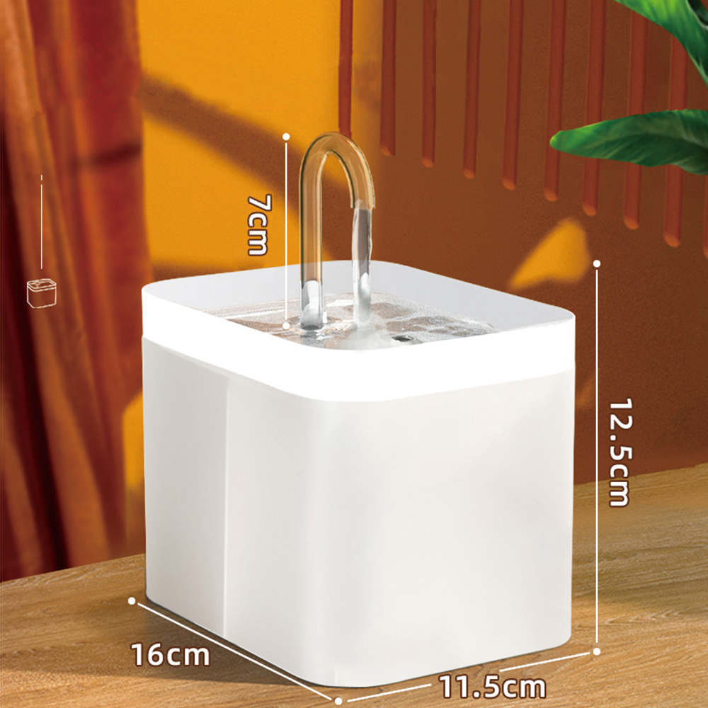 Automatic Cat Water Fountain Auto Filter USB Electric Mute Cat Drinker Bowl 1.5L Recirculate Filtring Drinker For Cats Pet Water Dispenser - Image 6