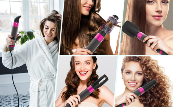 Professional 5 In 1 Hair Dryer Brush Dryer And Straightening Brush Electric Hair Styling Tool Automatic Hair Curler Beauty Supplies Gadgets - Image 17