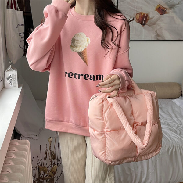 Handheld Niche Linggetote Bag Soft Down - Image 6