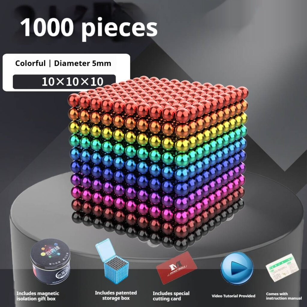 Colorful Magnetic Balls Strong Magnetic Beads Magnet Toys