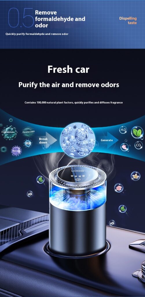 Car Aromatherapy Diffuser Cloud Mist Air Freshener Auto Decoration Natural Fragrance Auto Decoration Tool For RVs Trucks Sedans