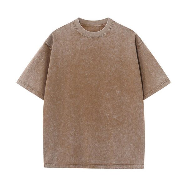 American-style Stir-fried Snowflake Batik Crewneck Short Sleeves - Image 36