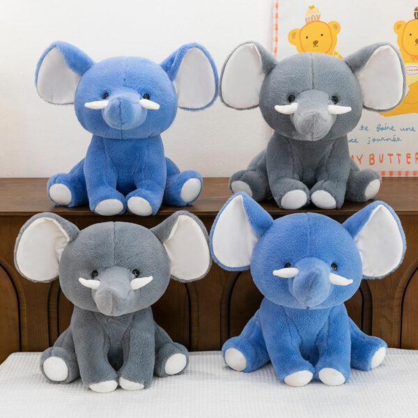 Cute Baby Tooth Elephant Doll Elephant Plush Toy Soothing - Image 2