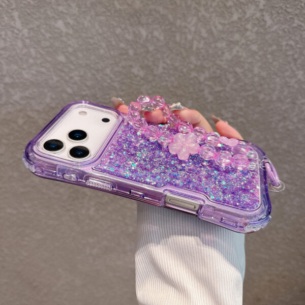 South American-style Slimming Phone Case With 3-in-1 Glitter Epoxy Drop-proof Design And A Matching Bracelet - Image 28