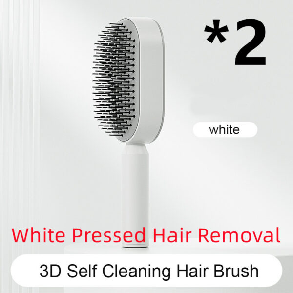 Self Cleaning Hair Brush For Women One-key Cleaning Hair Loss Airbag Massage Scalp Comb Anti-Static Hairbrush - Image 45