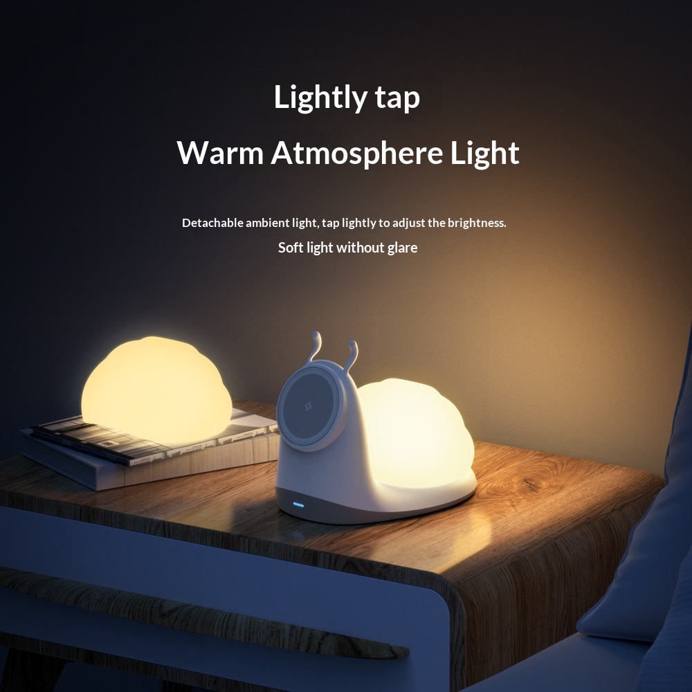Snail Night Light Magnetic Wireless Charger - Image 2