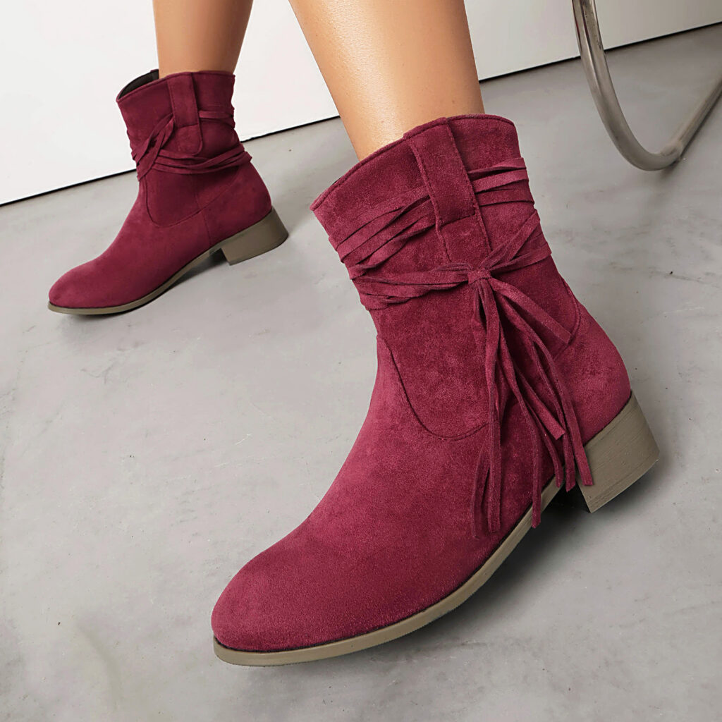 Tassel Women's Casual Ankle Boots
