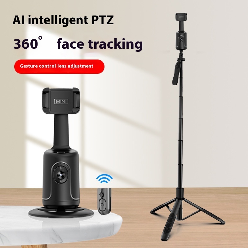 360 Auto Face Tracking Gimbal AI Smart Gimbal Face Tracking Auto Phone Holder For Smartphone Video Vlog Live Stabilizer Tripod - Image 29