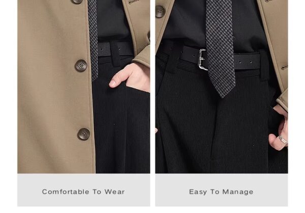 Men's Mid-Length Down Jacket For Winter - Image 32