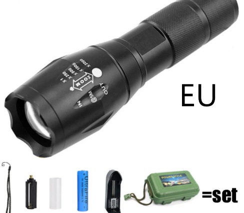 Strong Light Flashlight Special Forces Rechargeable Home Self-Defense Waterproof Riding Mini Camping Premium Super Bright Flashlight - Image 11