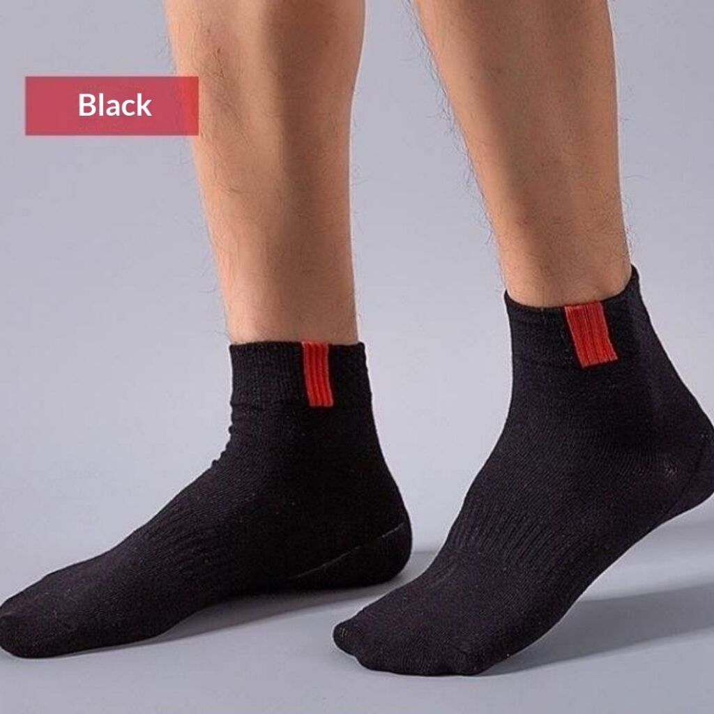 Invisible Height Increasing Heel Anti Cracking Socks Silicone Insoles