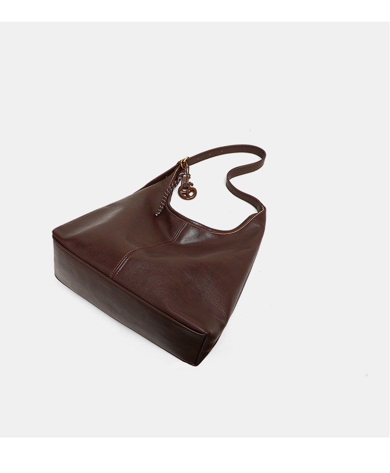 Commuter All-Match Genuine Leather Womens Bag - Image 23
