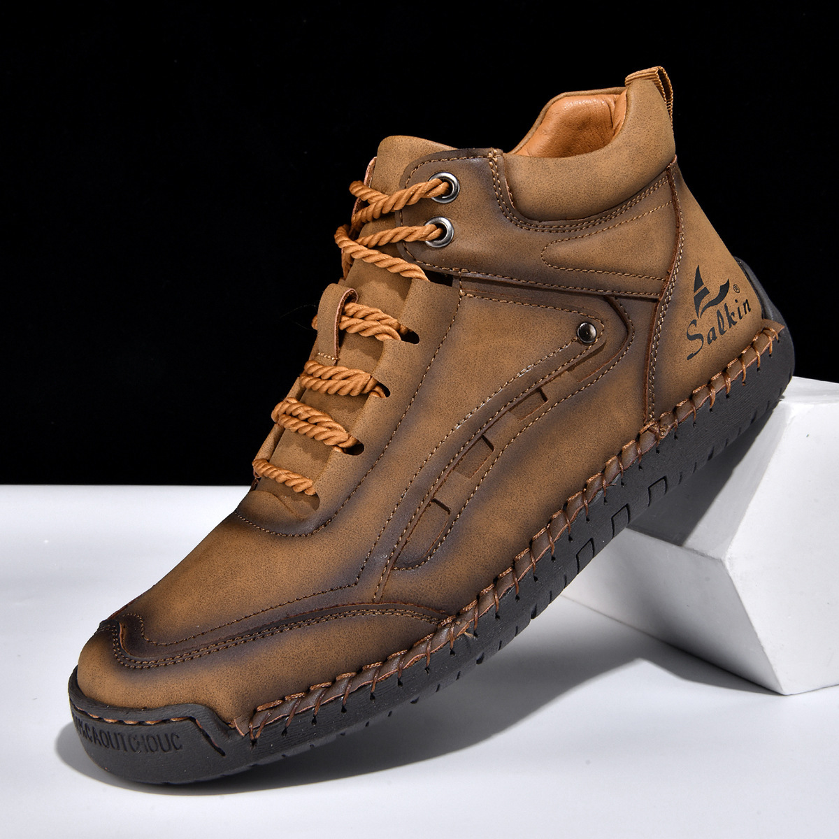 Hand-sewn Men's Casual Shoes - Image 9