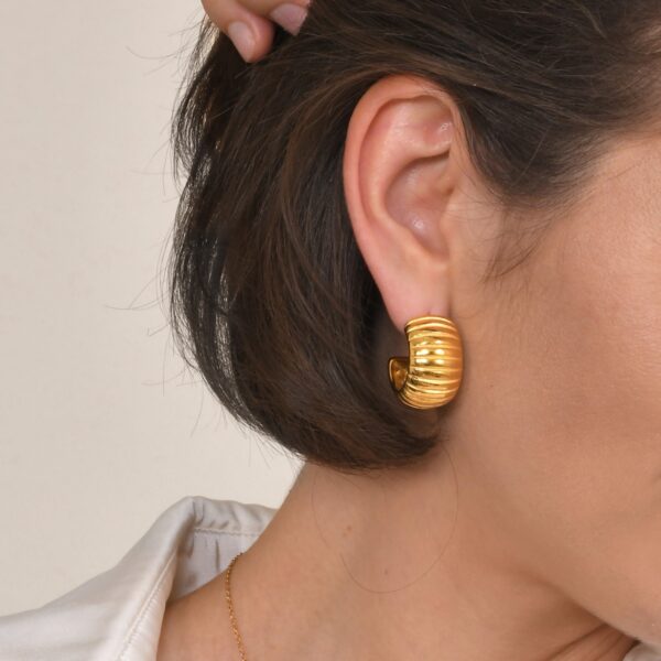 Elegant All-match Stainless Steel Earrings - Image 7