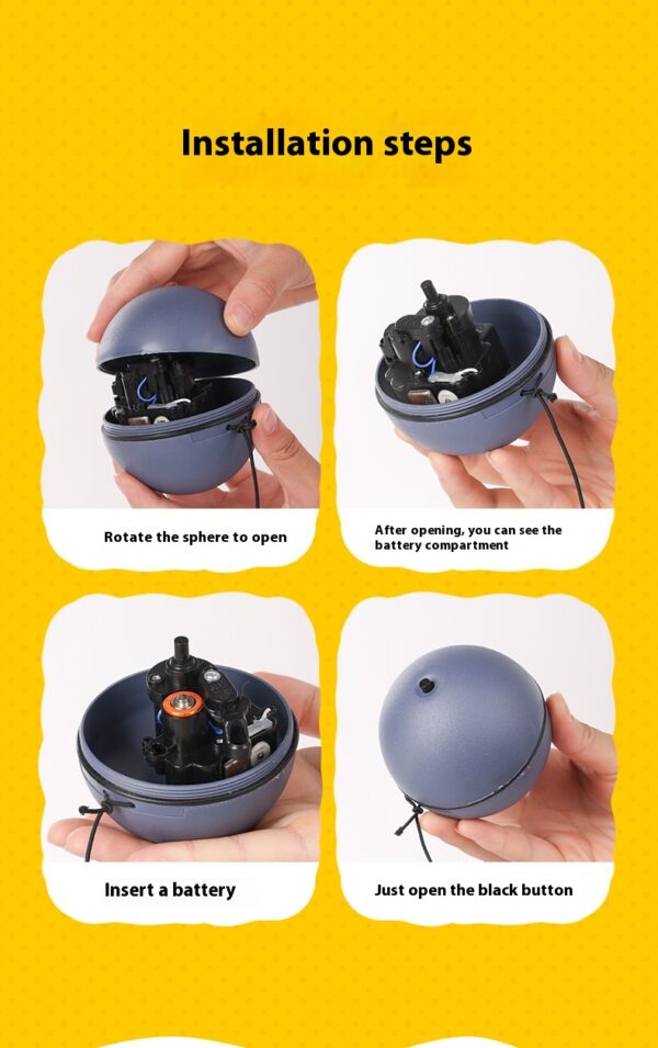 Cat Toys Mouse Teaser Ball Funny Moving Toy For Pets Cat Dog Electric Teaser Ball Automatic Intelligent Rolling Ball Pet Products - Image 12