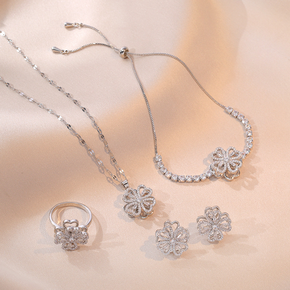 Creative All-Match Swivel Earrings, Rings, And Necklaces - Image 1