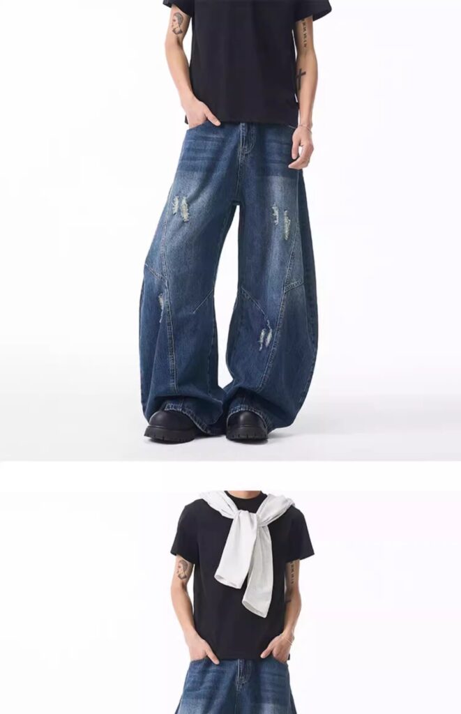 American-style Silhouette Bootcut Jeans For Women And Men