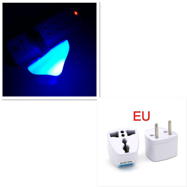 LED Night Light Mushroom Wall Socket Lamp EU US Plug Warm White Light-control Sensor Bedroom Light Home Decoration - Image 15