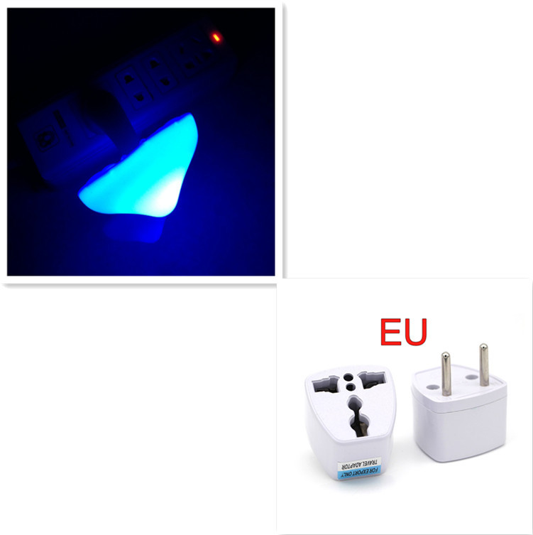 LED Night Light Mushroom Wall Socket Lamp EU US Plug Warm White Light-control Sensor Bedroom Light Home Decoration - Image 15