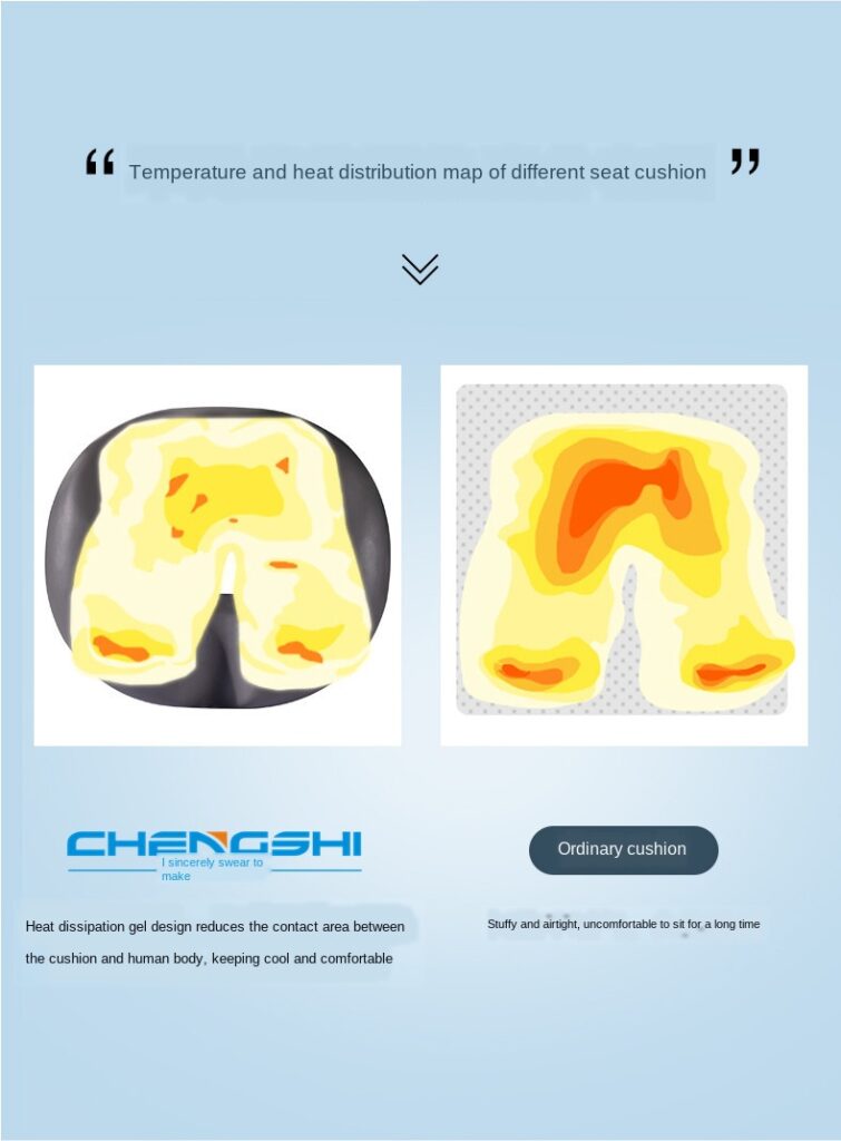 Seat Cushion Pillow for Office Memory Foam