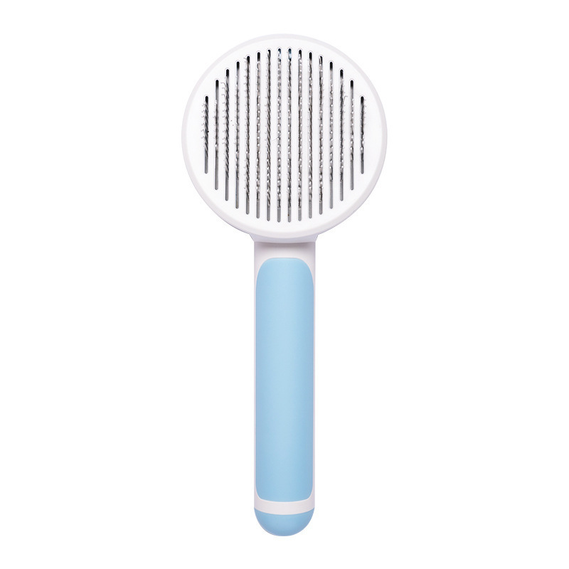 New Pet Cat Brush Hot Selling Hand-held Steel Wire Self-cleaning Comb Looper For Hair Removal - Image 20