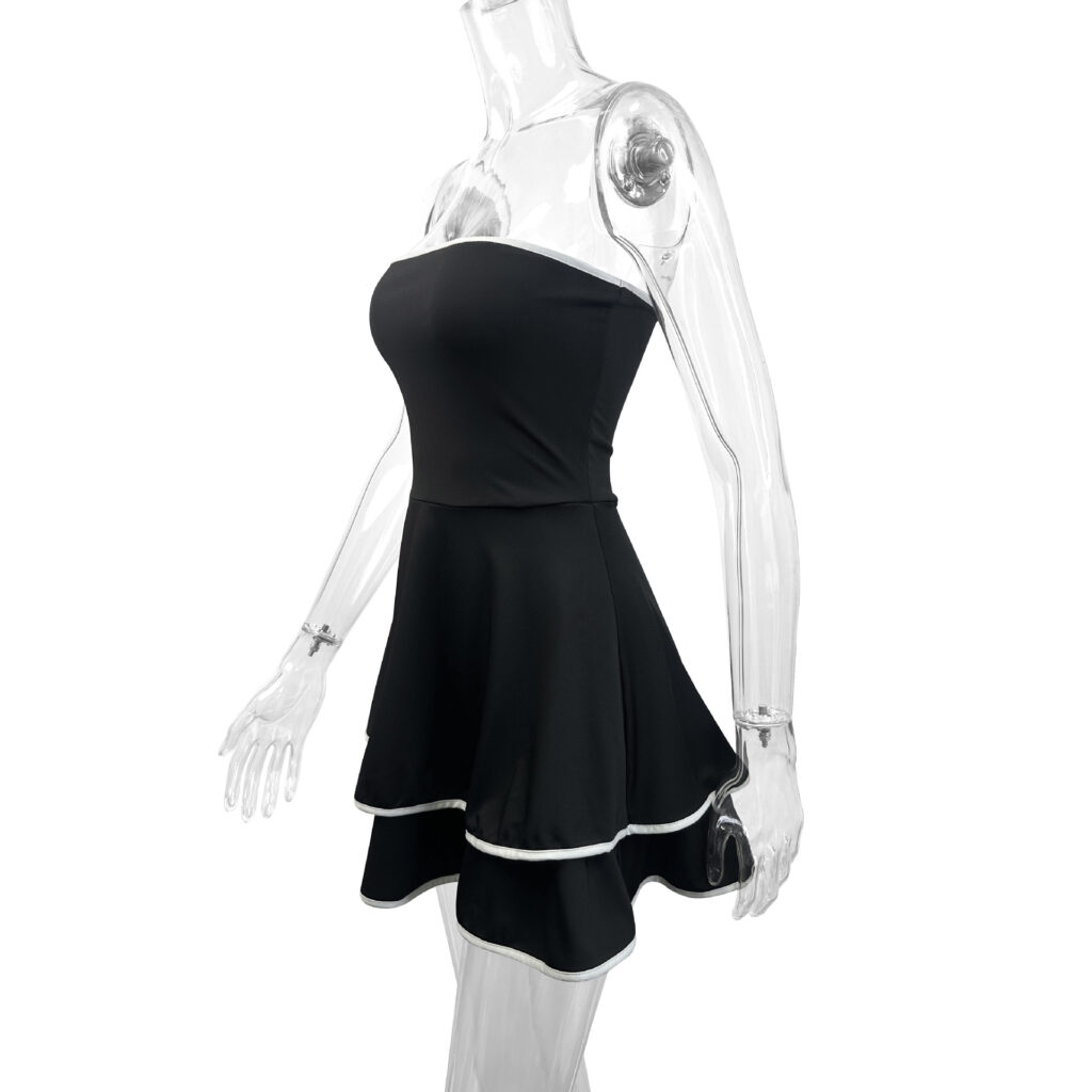 Women's Fashion Backless Tube Top Cake Dress