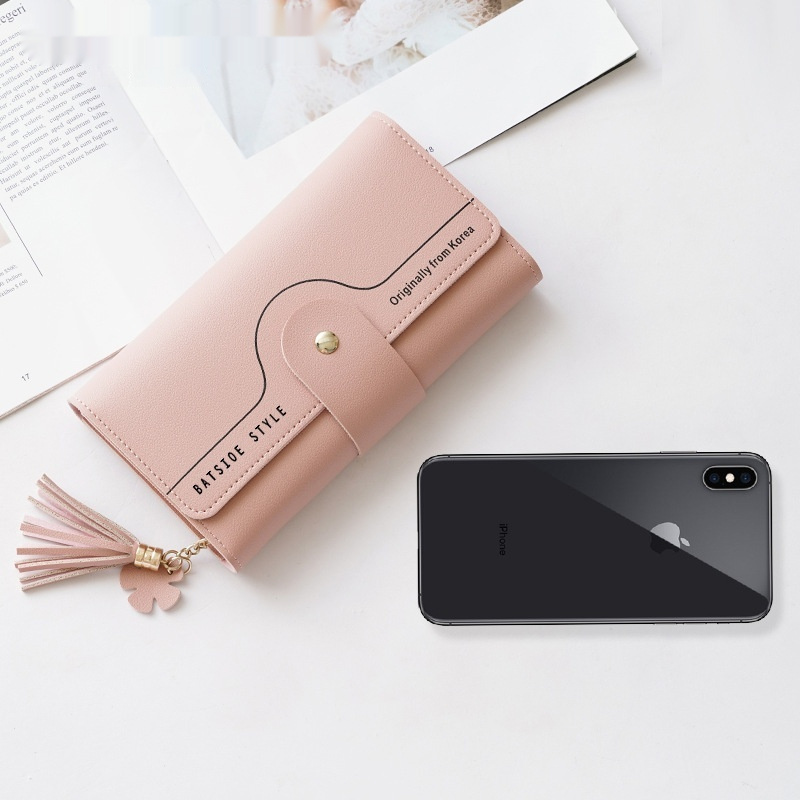 Geometric Letter Buckle Clutch Bag With Tassel And Petal Design For Young Women - Image 1