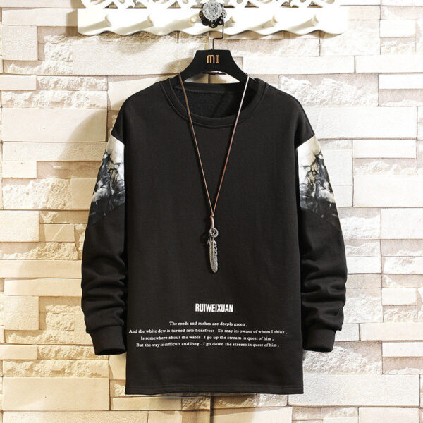 Loose Fat Shirt Long-sleeved Sweater Men - Image 16