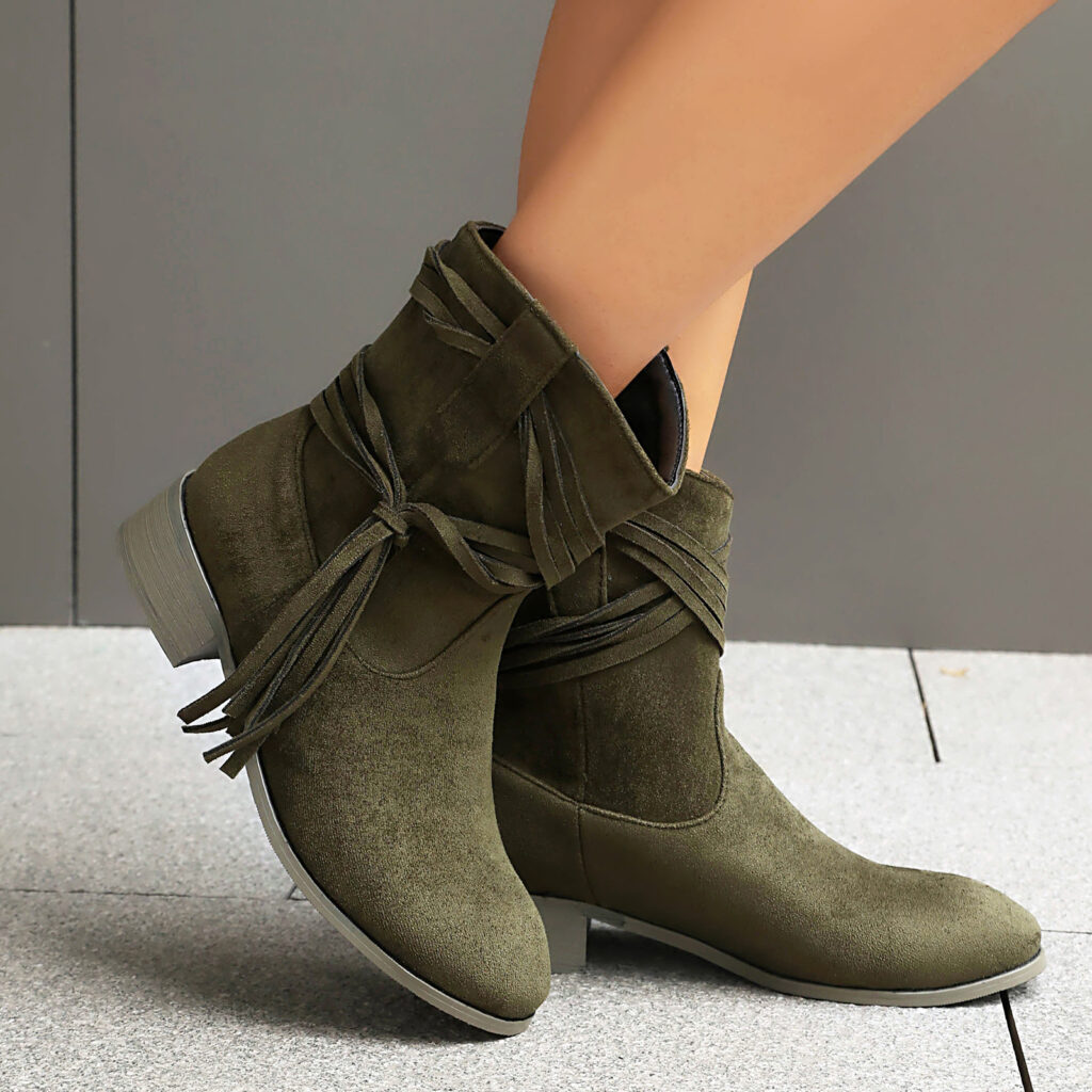 Tassel Women's Casual Ankle Boots