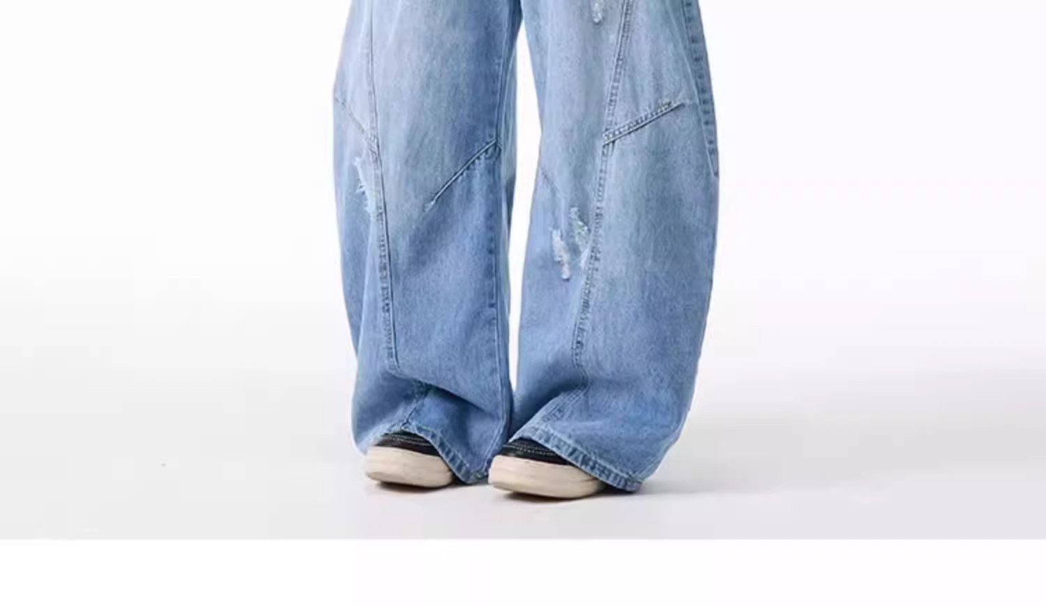 American-style Silhouette Bootcut Jeans For Women And Men - Image 23