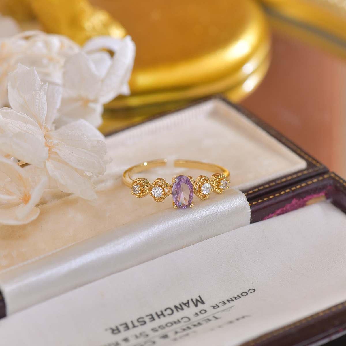 Purple Zircon Niche Versatile Opening Ring - Image 1