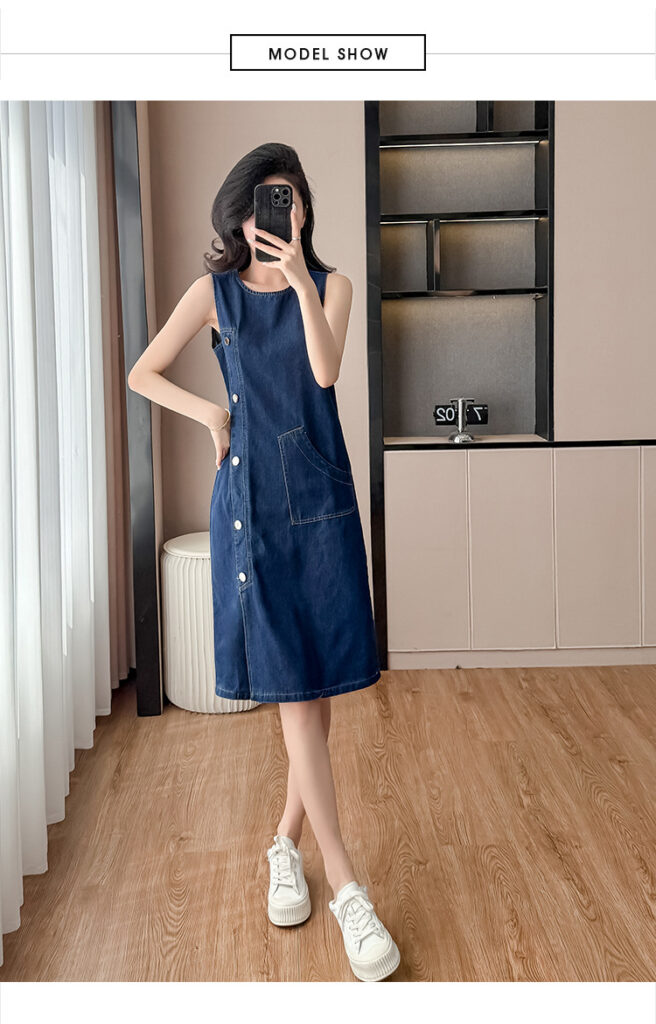 Loose-fitting Straight-cut Dress