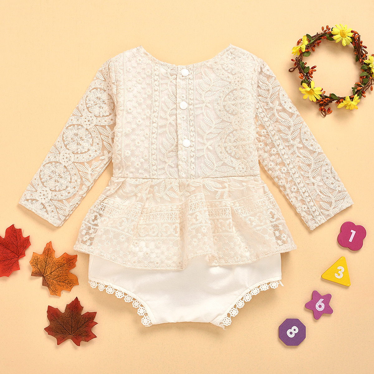 Lace baby jumpsuit - Image 7