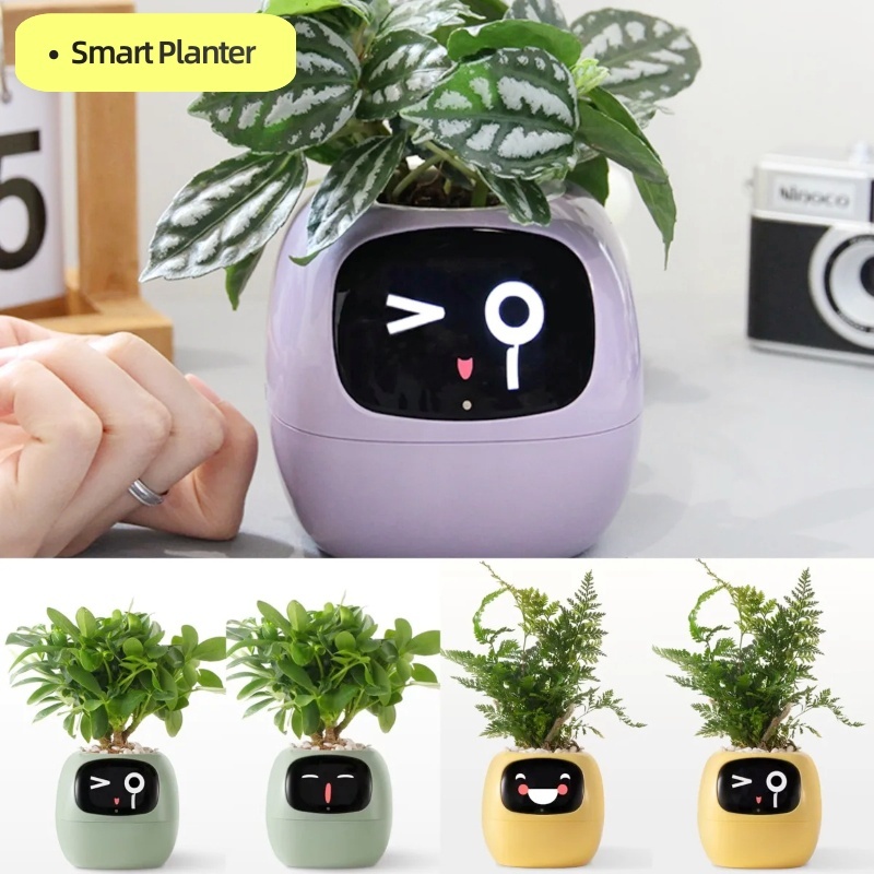 Smart Planter Endless Fun Over 49 Rich Expressions 7 Smart Sensors And AI Chips Make Raising Plants Easy And Fun - Image 1