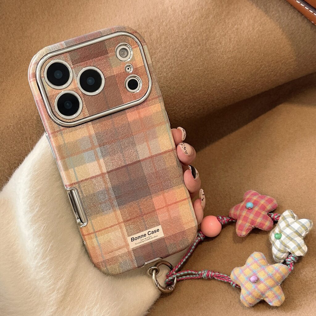 Fabric-Star Electroplated Shatter-Resistant Phone Case