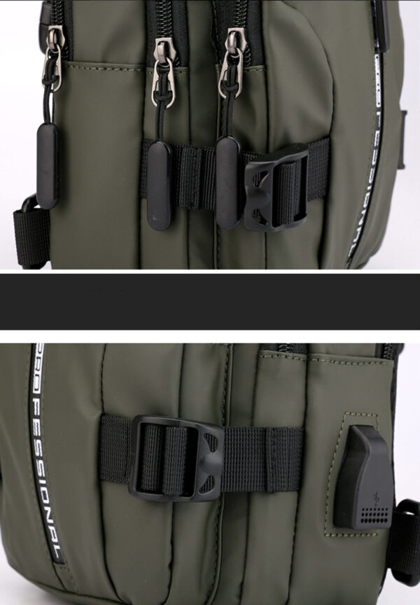 Crossbody Bags Men Multifunctional Backpack Shoulder Chest Bags - Image 13