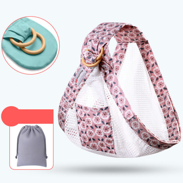 Baby Wrap Carrier Sling Adjustable Infant Comfortable Nursing Cover Soft Breathable Breastfeeding Carrier - Image 8