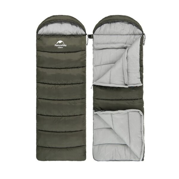 Naturehike Series Envelope Hooded Sleeping Bag Outdoor Camping Autumn And Winter Cold-proof Double - Image 4