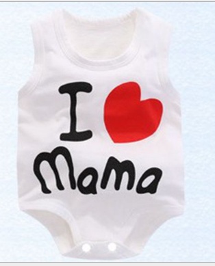 Sleeveless Baby rompers clothes newborn baby clothes - Image 5