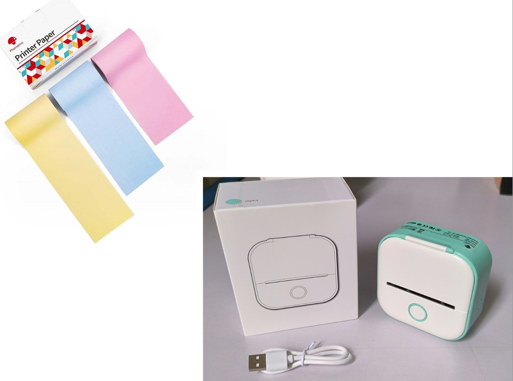Portable Mini Thermal Label Printer Home Photo Printer Student Wrong Question Printer Bluetooth-compatible Mini Label Printer Price Tag - Image 31