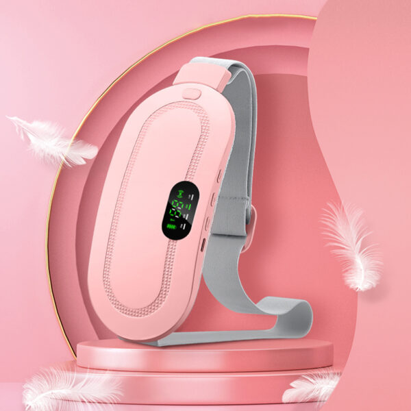 Menstrual Heating Pad Smart Warm Belt Relief Waist Pain Cramps Vibrating Abdominal Massager Electric Waist Belt Device - Image 6